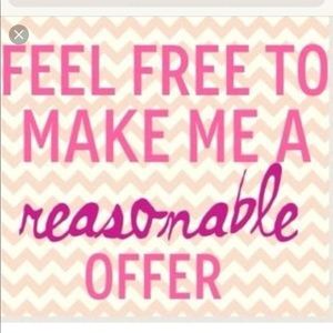 Reasonable offers accepted!